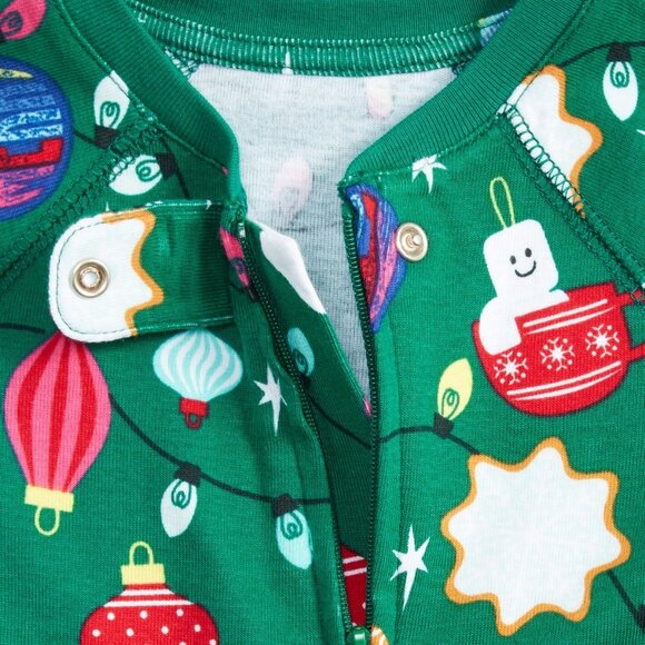 Holiday Lane Infant Ornament Cotton Matching Family Pajamas Onesie - Picture 3 of 6